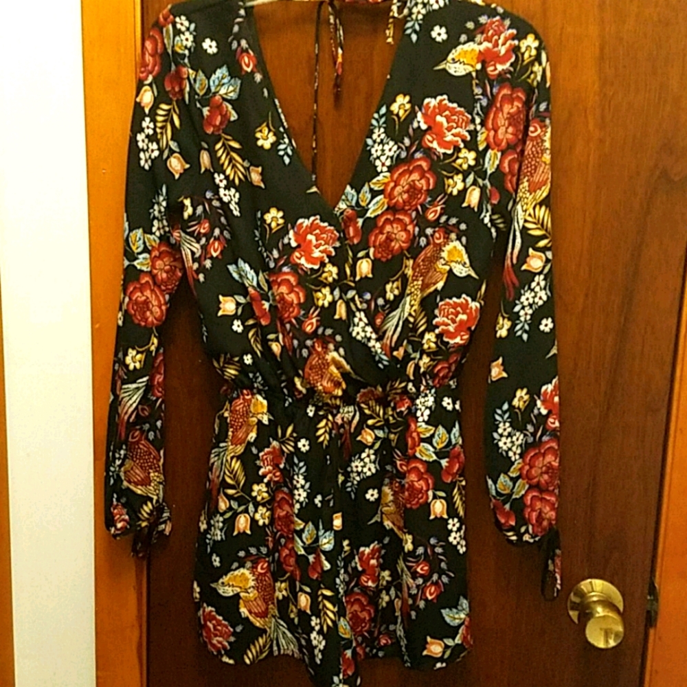 Cute floral romper